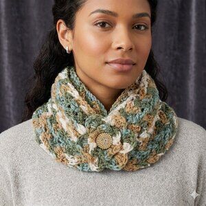 Handmade Crochet Cowl Neck Scarf